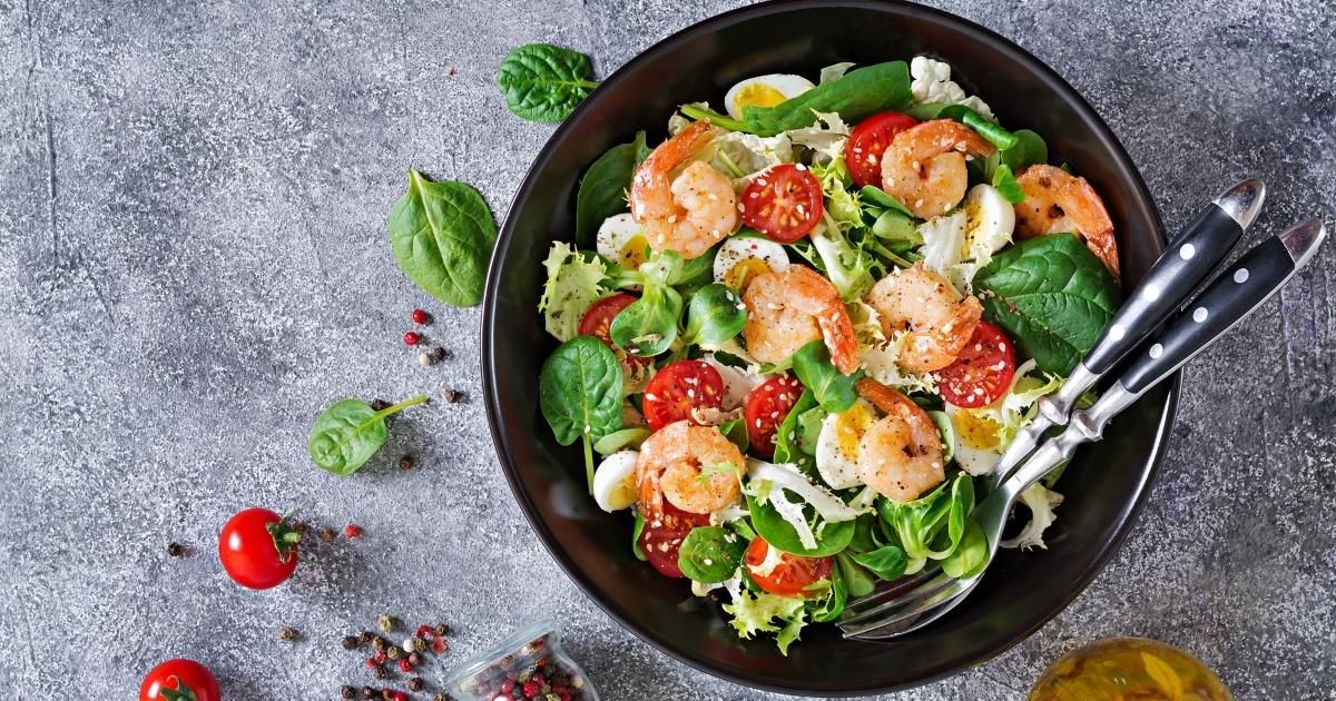 KARİDESLİ SALATA
